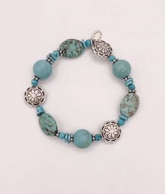 Bijoux Fantaisies Bracelet Reminiscence Ethnic Turquoise