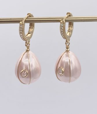 Bijoux Argent Boucles d'Oreilles Rosekafé Coco 5